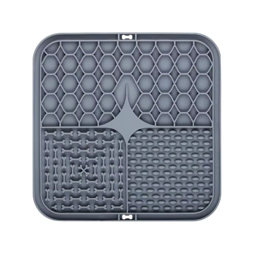 Pet Lick Silicone Mat Dogs Pet Slow Food Plate for Dog Bathing Distraction Silicone Dog Sucker Food Training Dog Feeder Supplies